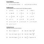 Inverse Functions Worksheet With Answers Word Worksheet