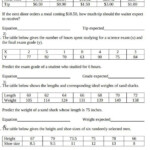 Linear Regression Worksheet Free Download Qstion co