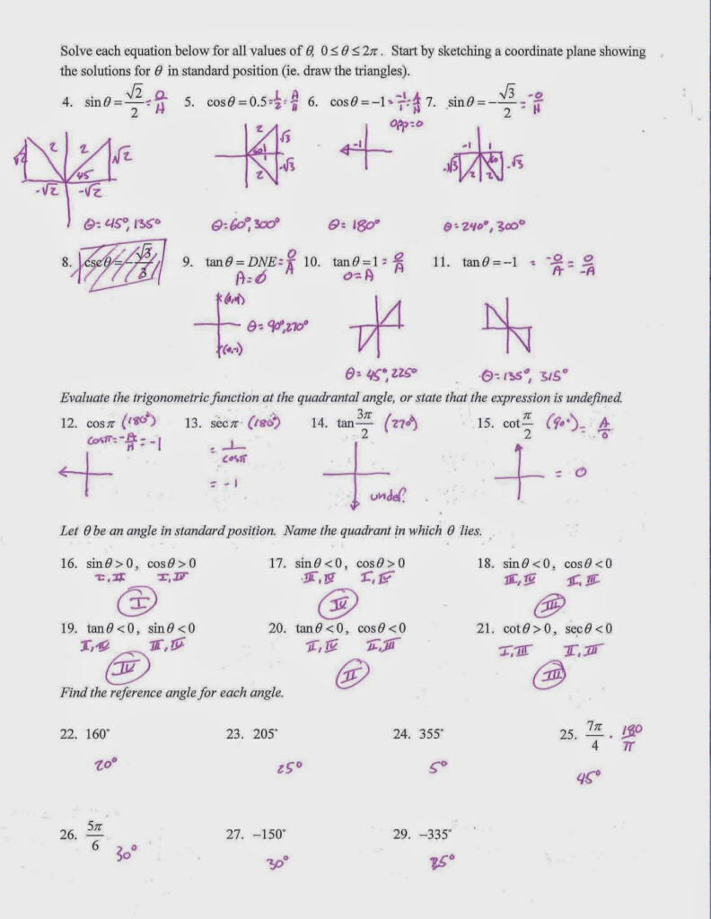 Mr Doran s Algebra 2 Trig Test Review