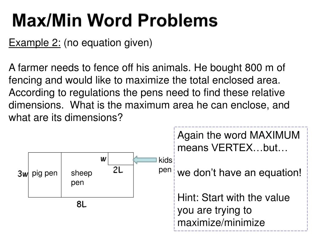 PPT Quadratic Word Problems PowerPoint Presentation Free Download 