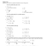 Practice 4 5 Quadratic Equations Answers Tessshebaylo