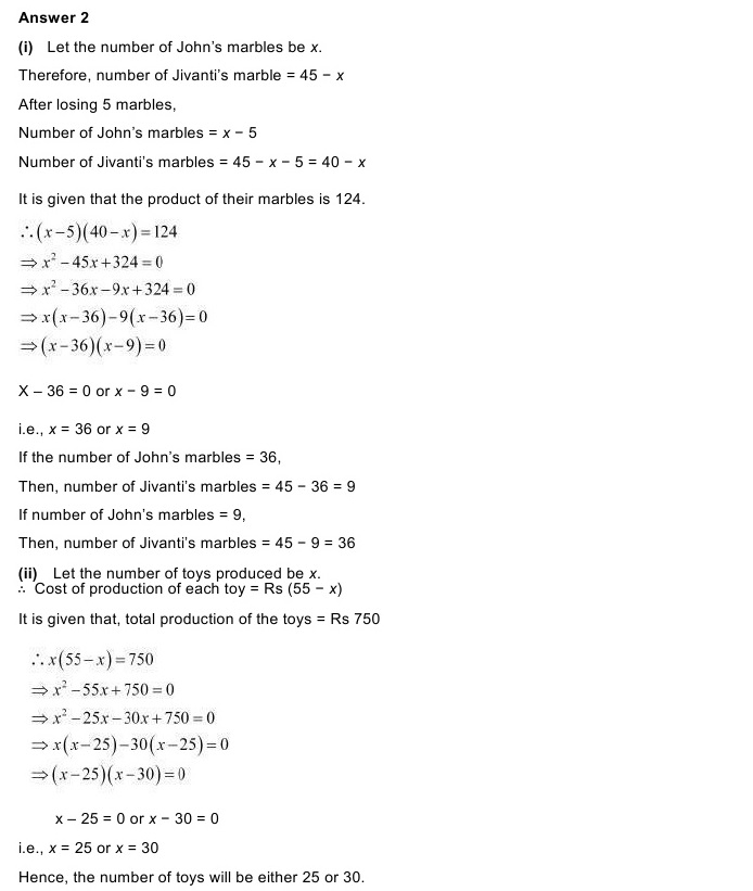 Practice 4 5 Quadratic Equations Answers Tessshebaylo