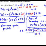Precalculus Chapter 2 1 Exercises 33 38 Complete The Square To Graph A
