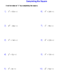 Quadratic Applications Worksheet Answers Worksheet