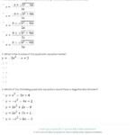 Quadratic Formula Worksheet Glambinger