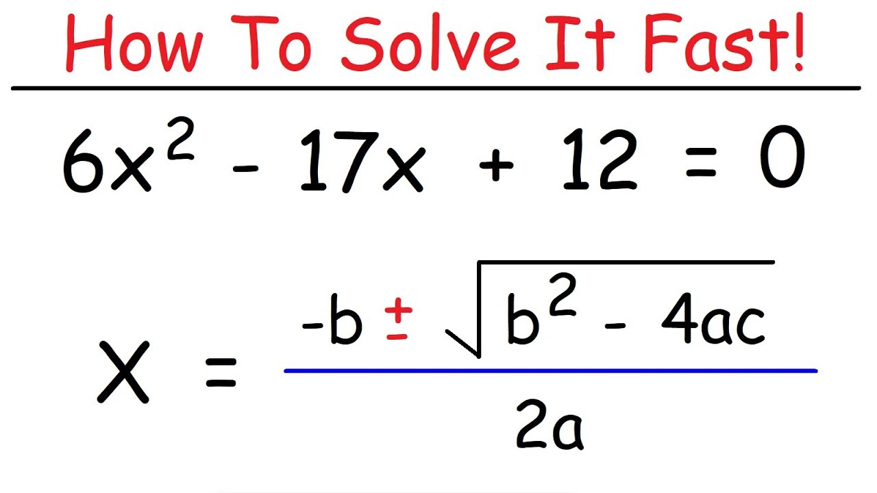 Solving Quadratic Equations Calculator Internationalpastor