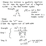 Solving Quadratic Equations With Complex Solutions Math Db excel