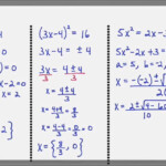 Solving Quadratic Equations Worksheet All Methods With Answers