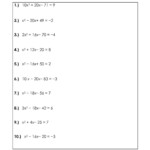 Solving Quadratic Equations Worksheet Corbettmaths Function Worksheets