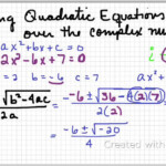 Solving Quadratics Over Complex Numbers YouTube