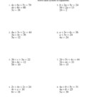 Solving Systems Of Equations By Elimination Worksheet Pdf Db excel