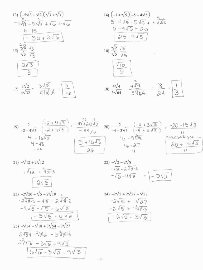 Using The Quadratic Formula Worksheet Bloxinspire